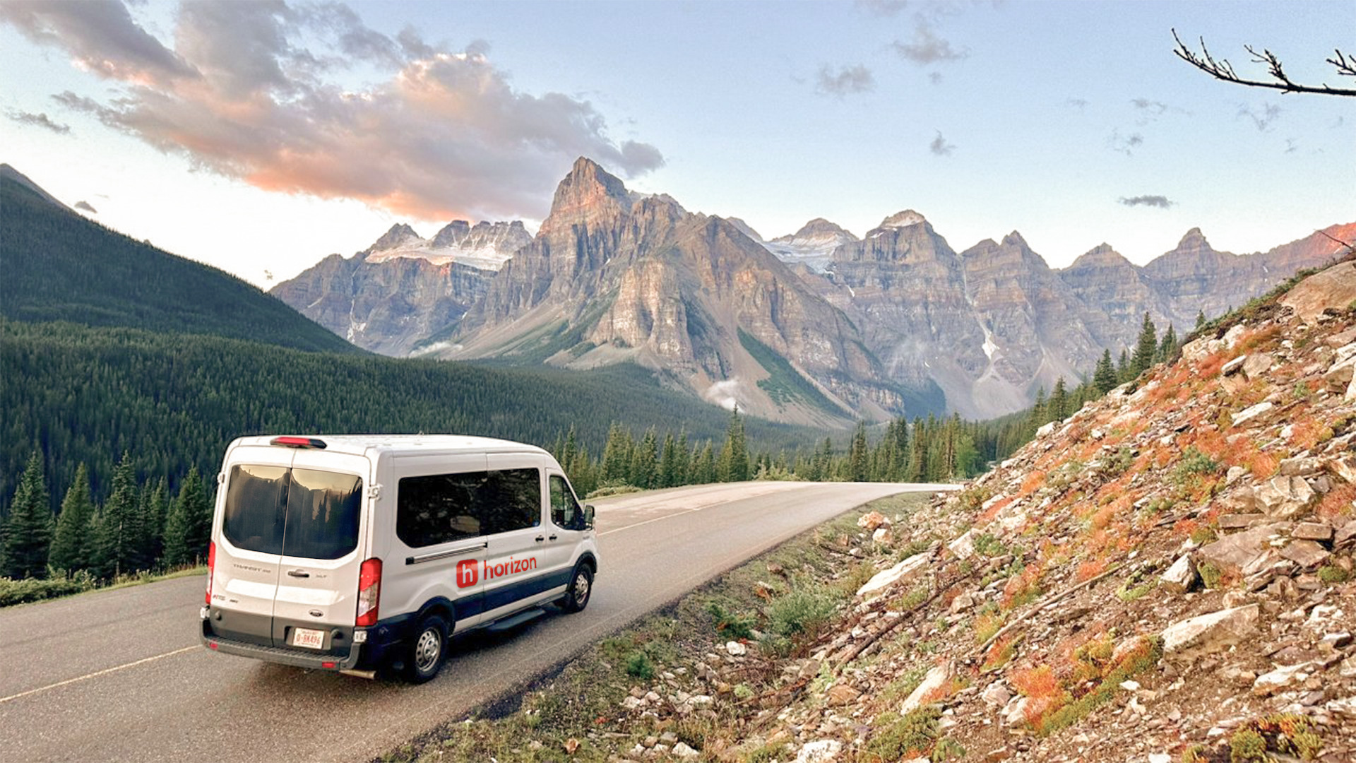 Drop-off in Banff